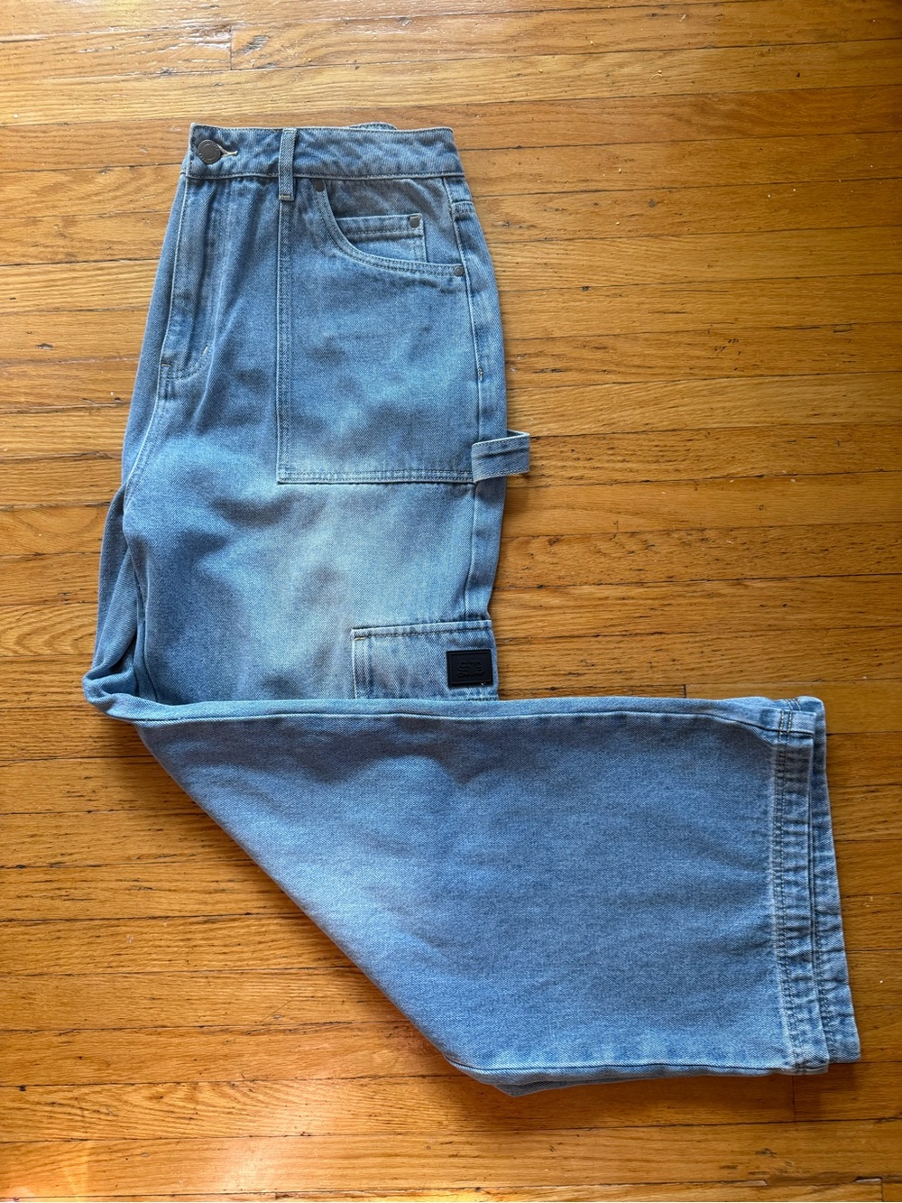 Light Blue high waisted wide leg Jeans